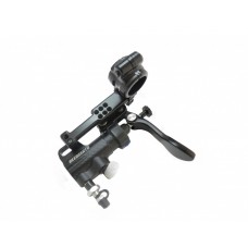 Accossato 10.5mm Thumb Brake Master Cylinder with Long Lever, with bracket